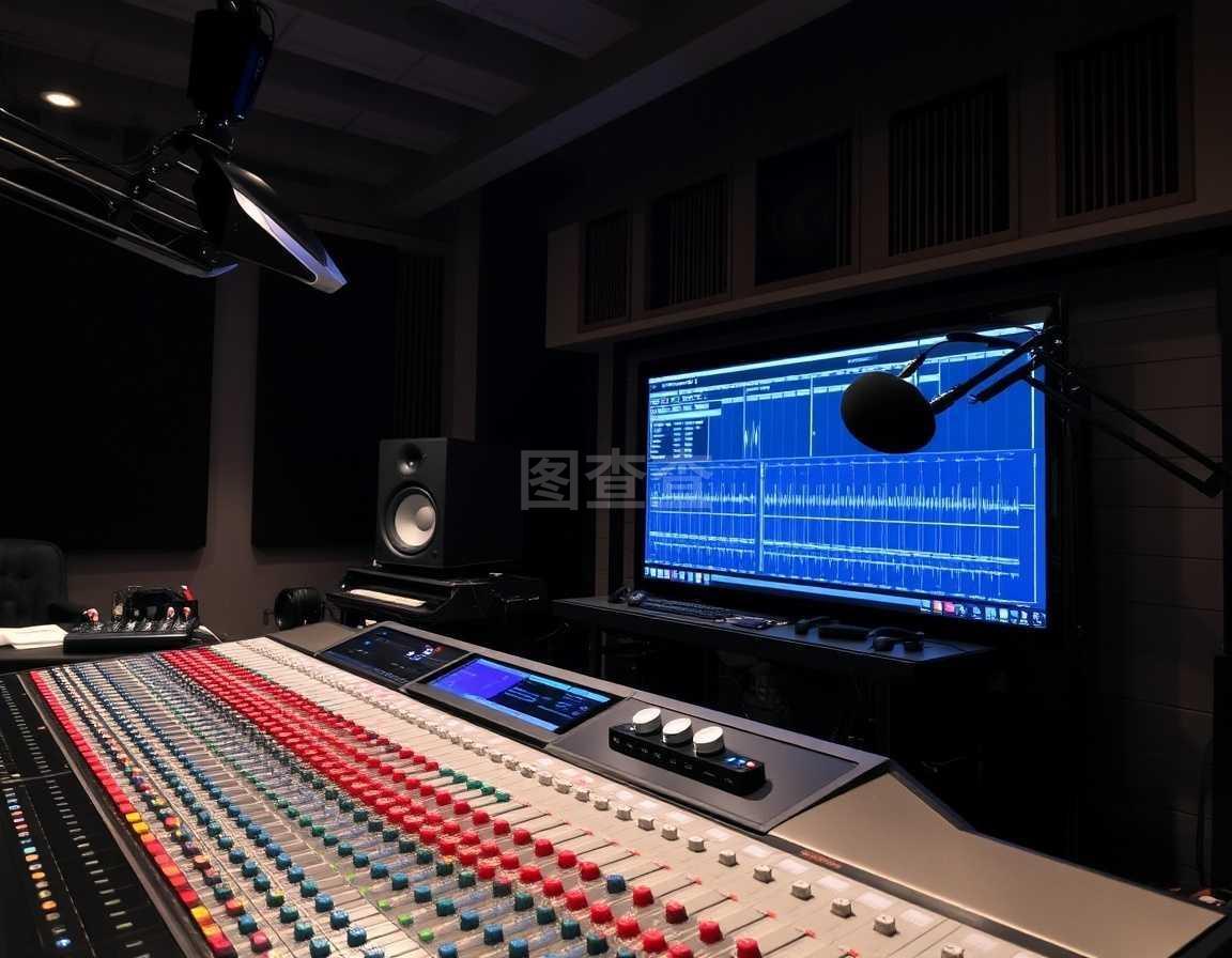 錄音棚混音臺(tái) 專業(yè)音樂(lè)制作的核心樞紐
